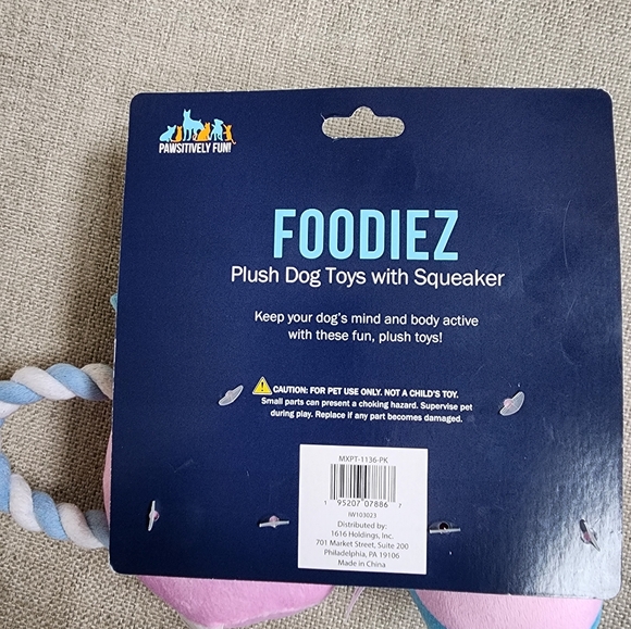 PINK Lemonade 2 pack dog squeek toys - Picture 2 of 3